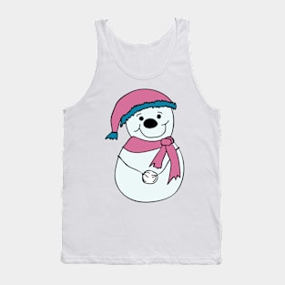 Happy snowman Tank Top